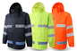 Reflective PPE Safety Wear Waterproof Double Layer Adult Split Raincoat Overalls