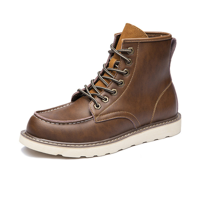 Casual Lace Up High Top Work Men'S Shoes
