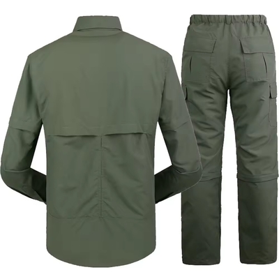 Outdoor Anti-UV Nylon Spandex Casual Shirt Fashion Style Quick Drying Short & Long Sleeve Fishing Shirt Casual For Man