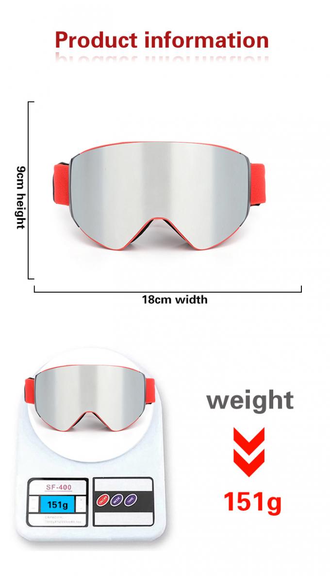 Rama TPU Recepta Gogle ochronne Okulary ochronne Ochrona oczu Snowboardowe gogle narciarskie