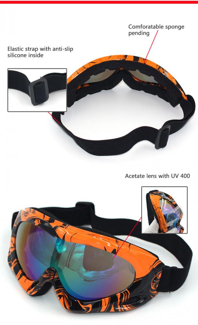 Okulary ochronne UV400 Protective Scrooter Dirt Bike Racing Goggle