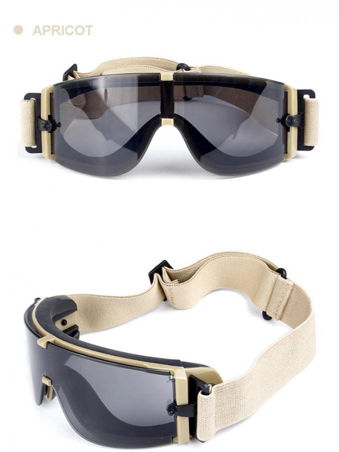 Kuloodporne niestandardowe okulary ochronne UV400 Ochronne gogle wojskowe 2018