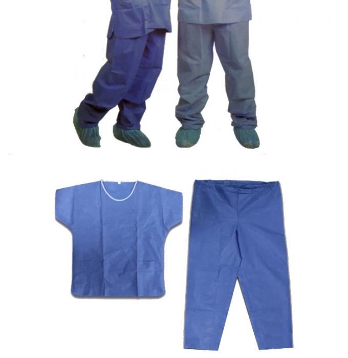 GORĄCO! Koszula i spodnie chirurgiczne, jednorazowe kombinezony chirurgiczne do odzieży roboczej