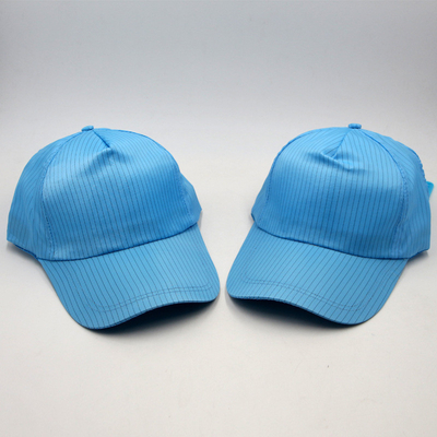 Antystatyczna czysta komora Polyester Workshop Cap ESD Work Snapback Cap z regulowaną spinką