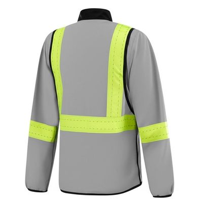 Fabric PPE Safety Wear with Reflective Material 3M Scotchlite and Protective Coverage Back